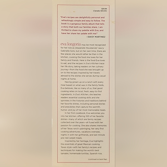Eva's Kitchen By Eva Longoria - Cookbook - Picture 4 of 5